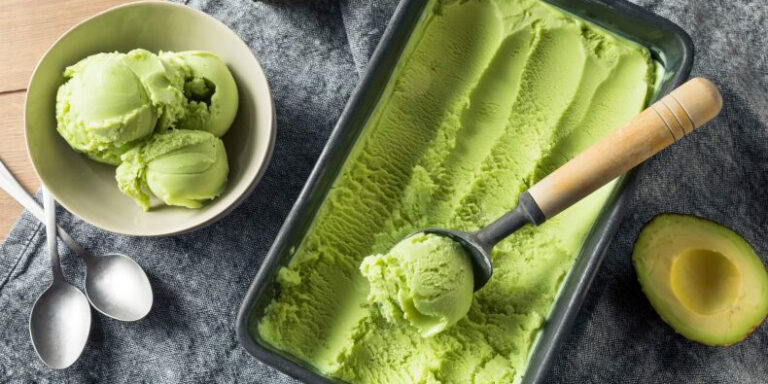 Gelato keto con avocado