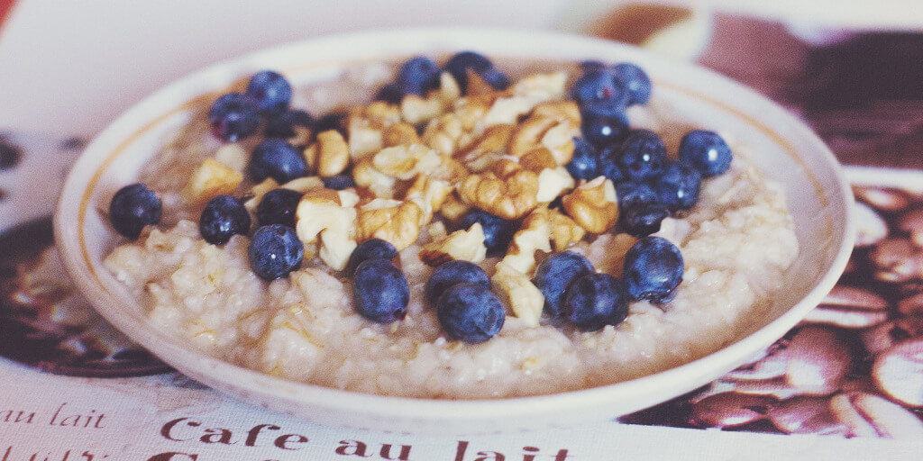 porridge mirtilli