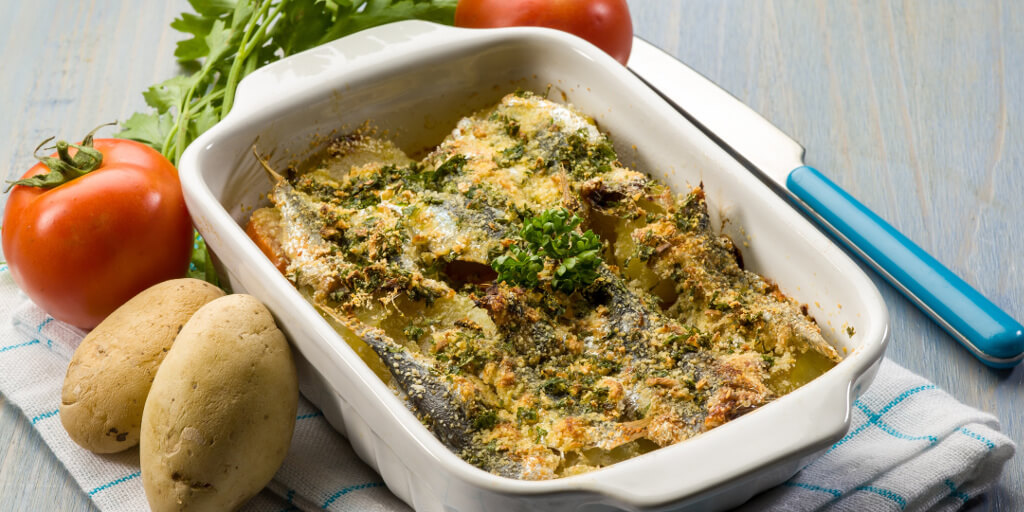 acciughe e patate